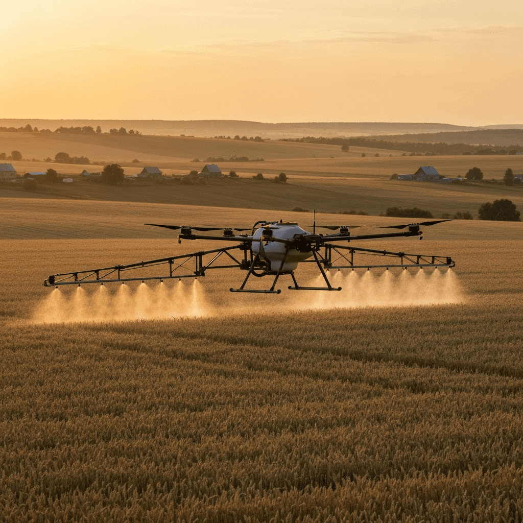 Внесение пестицидов на поля